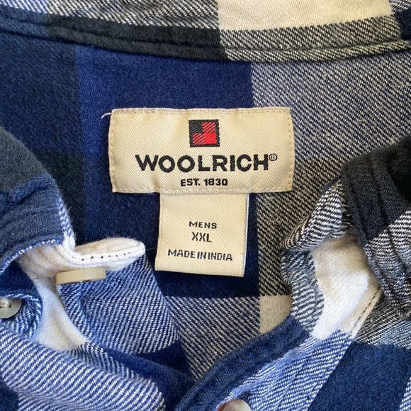 Mens Woolrich Flannel 2XL - Picture 4 of 8
